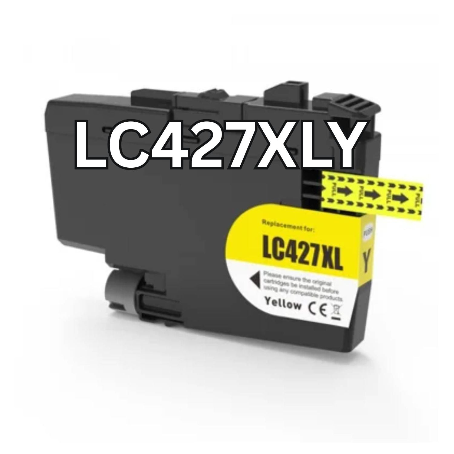 Brother LC-427XLY mustekasetti, Tarvike, 5000 sivua, Keltainen, Takuu 3v.