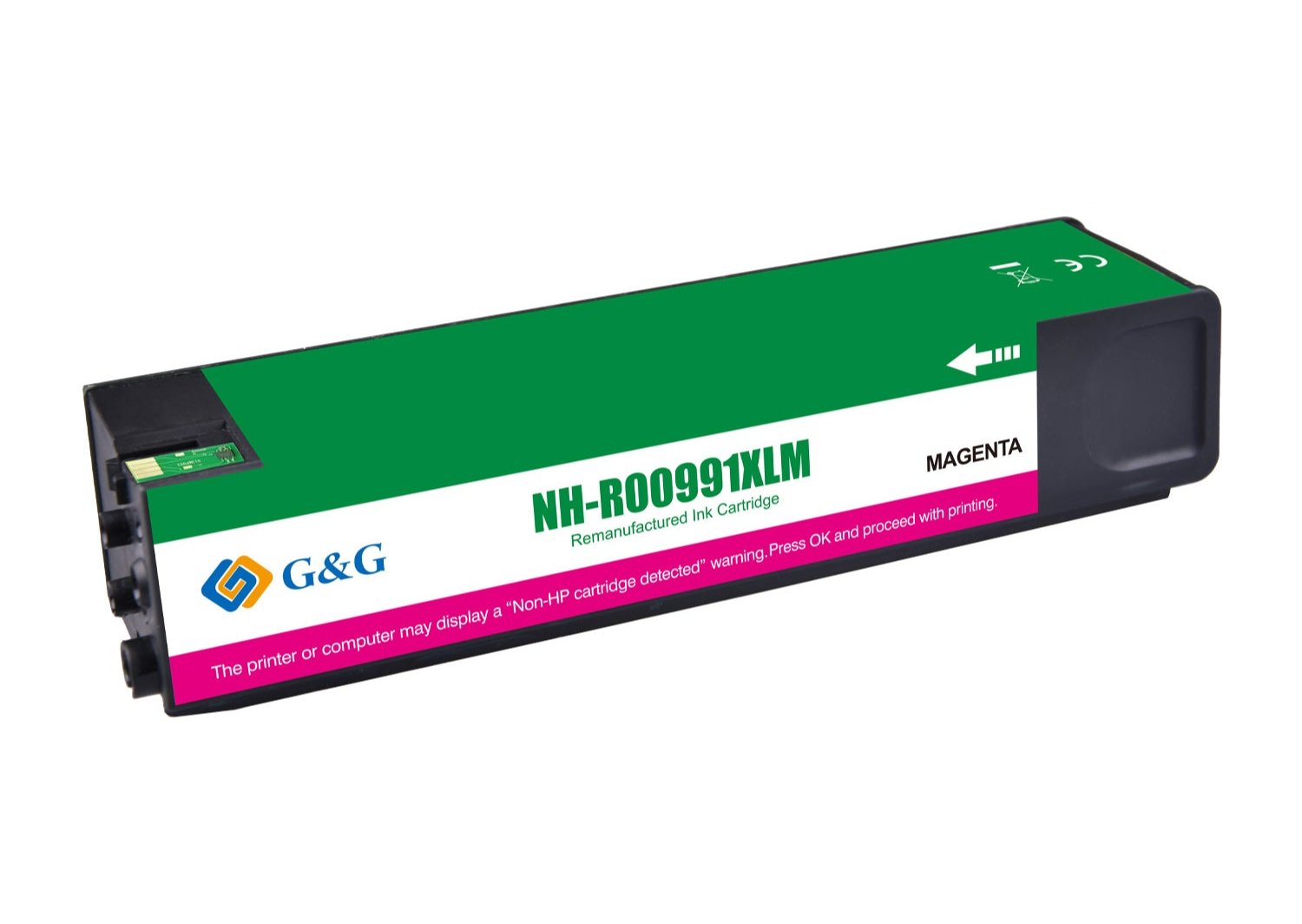 Hp 991X bläckpatron, tillbehör 16000 sidor, M0J94AE Magenta, Garanti 3 år.