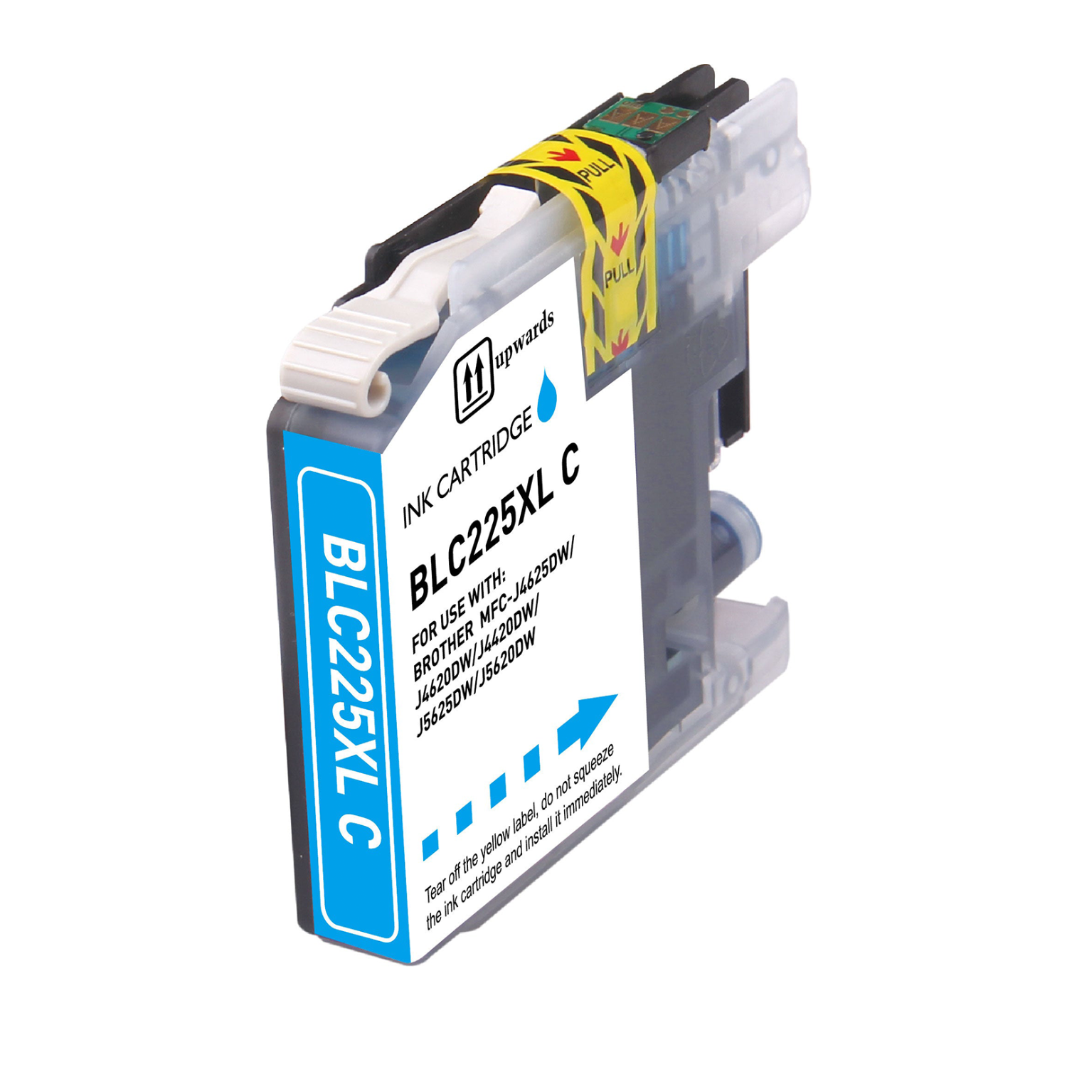 Brother LC-225XLC ink cartridge, accessory 15.6ml Cyan, Warranty 3 years.
