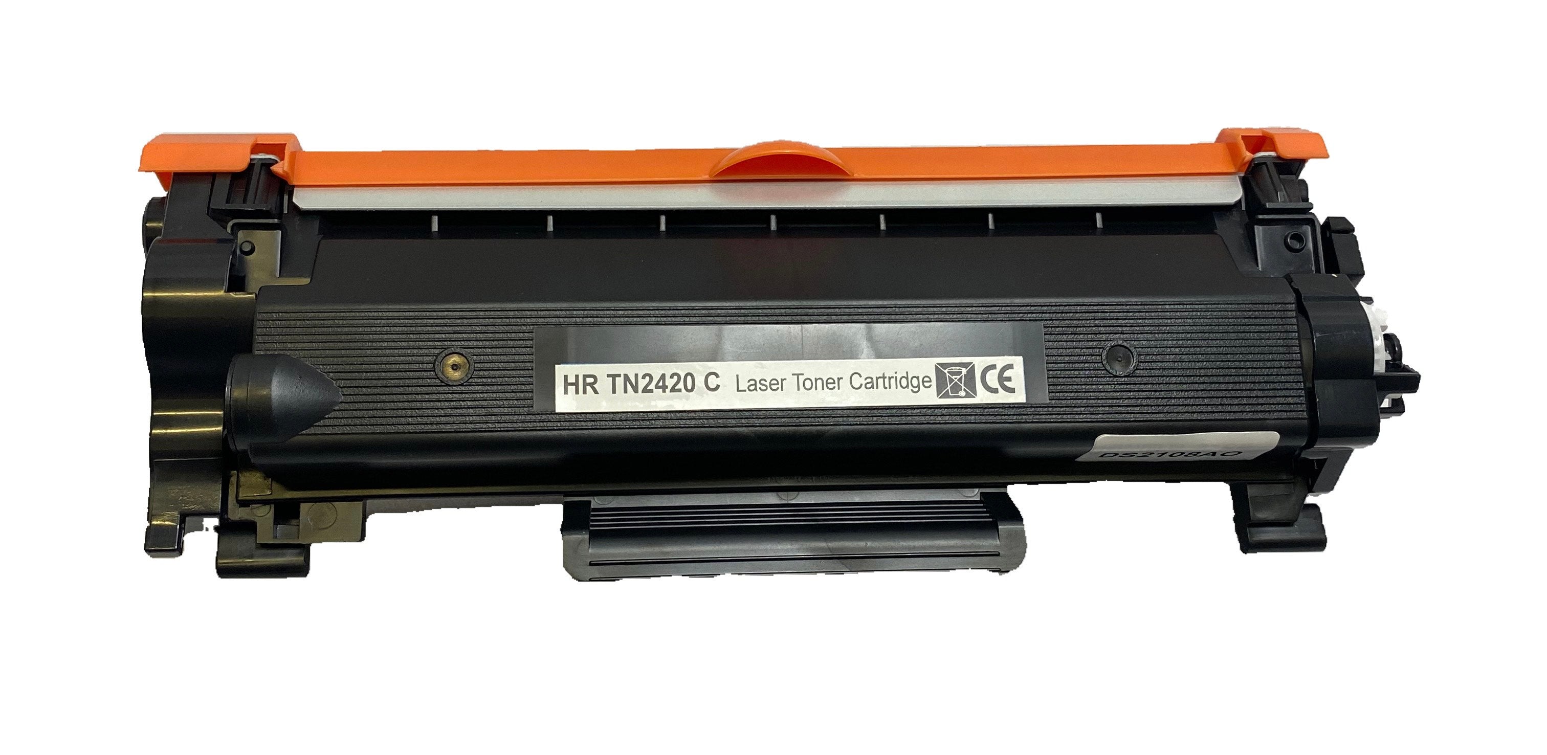 Brother TN-2420 ink cartridge, compatible, 3000 pages, Black, Warranty 3 years.