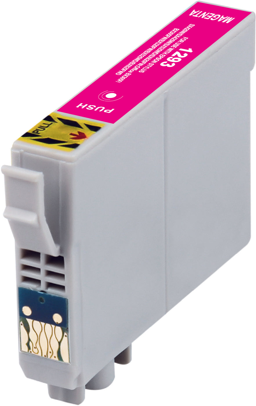 Epson T1293 ink cartridge, accessory 13ml Magenta, C13T12934012 Warranty 3 years.