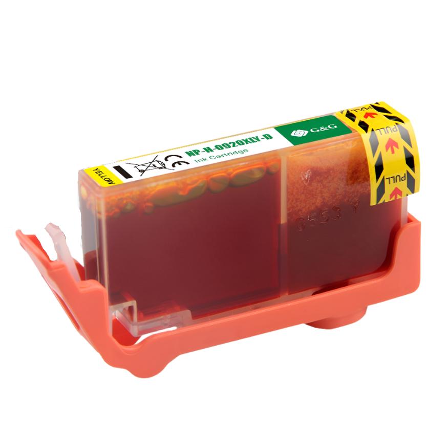 Hp 920XLY mustekasetti, tarvike 13.6ml Yellow, CD974AE#301 Takuu 3v.