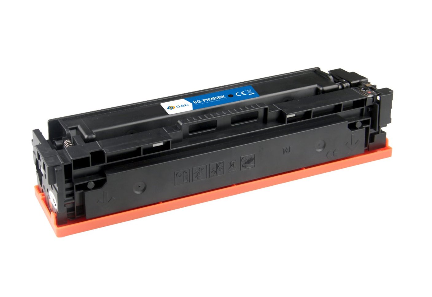 Hp CF530A ink cartridge, accessory 1100 pages, 205A Black, Warranty 3 years.
