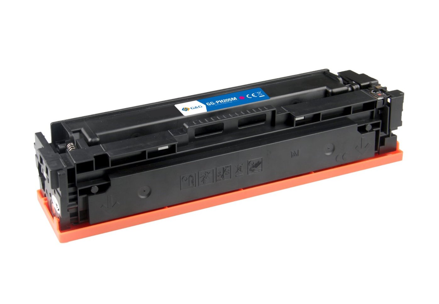 Hp CF533A ink cartridge, supply 900 pages, 205A Magenta, Warranty 3 years.