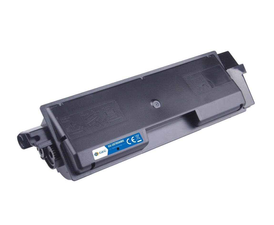 Kyocera TK-590BK mustekasetti, tarvike 7000 sivua, Musta, Takuu 3v.