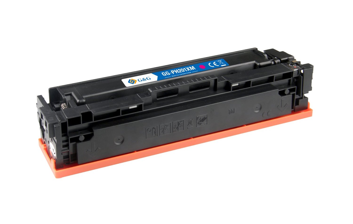 Hp CF403X ink cartridge, accessory 2300 pages, 201X Magenta, Warranty 3 years.
